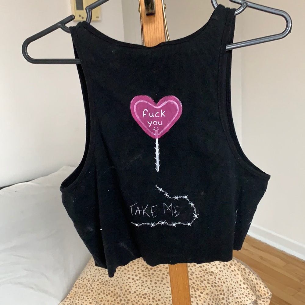 Hand painted top